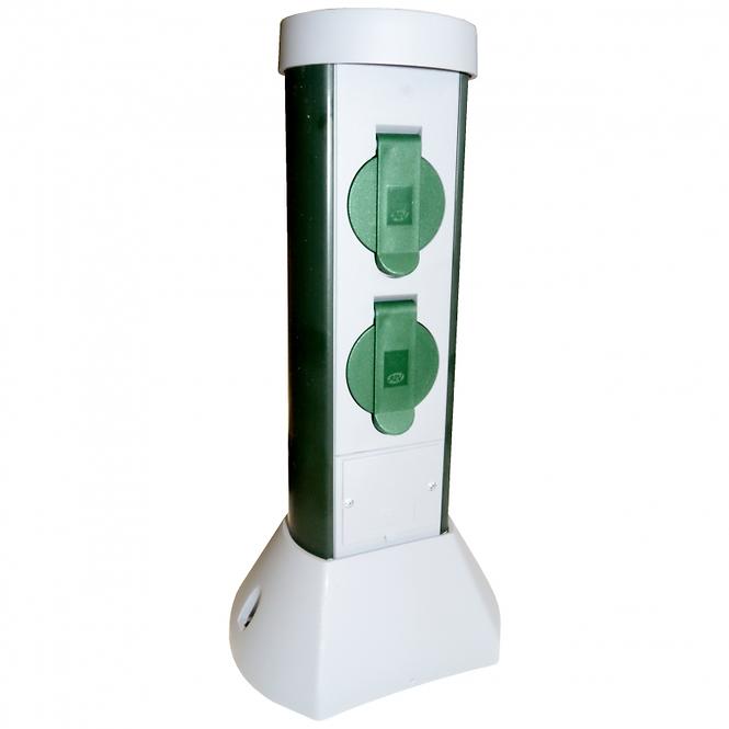 Garten Verlängerungskabel 2-fach IP44 Green Craft