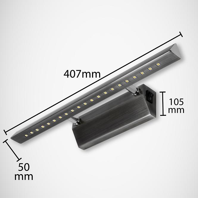 Riton 03072 Led 4w Mat Chrome 4000k