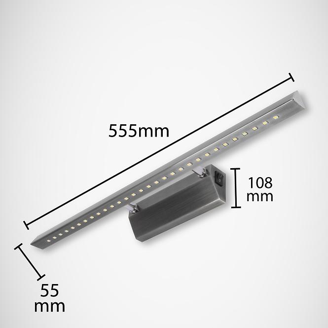 Riton 03074 Led 6w Mat Chrome 4000k
