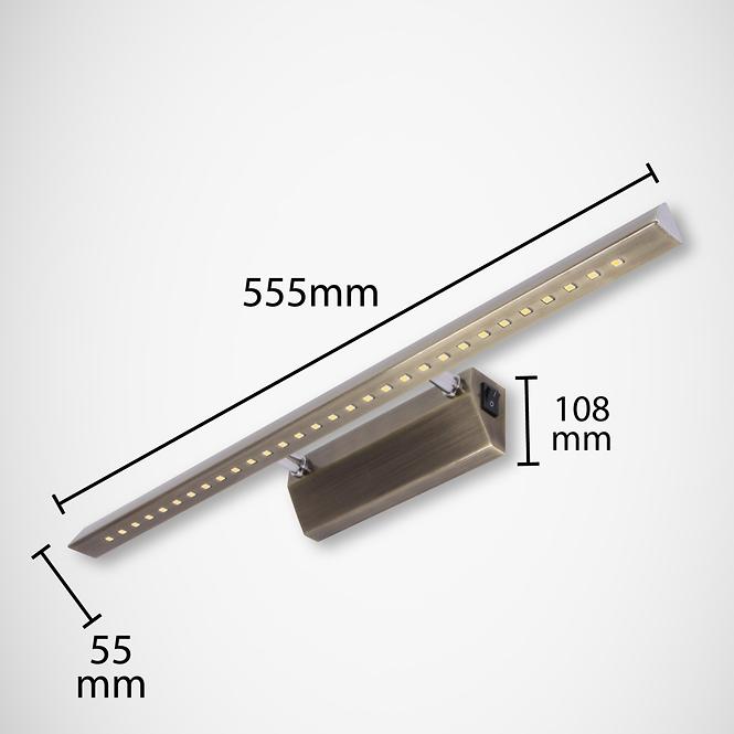 Riton 03075 Led 6w Antic Brass 4000k