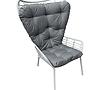 Sessel aus Rattan Oxford mit Kissen