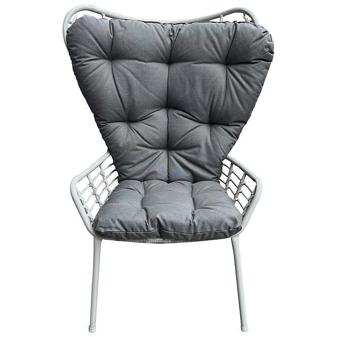 Sessel aus Rattan Oxford mit Kissen