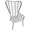 Sessel aus Rattan Oxford mit Kissen,5