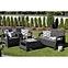 Gartenmöbel Set Corfu 2+1+1 grafit,12