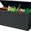 Aufbewahrungsbox für den Garten Marvel Plus 270l Anthrazit,2