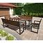 Trendiger Tisch Palisander,5