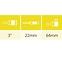 Pinsel Amerykan Uniwersal 3˝,3