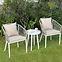 Gartenmöbel Set Mokka 2+1 mit Kissen,3