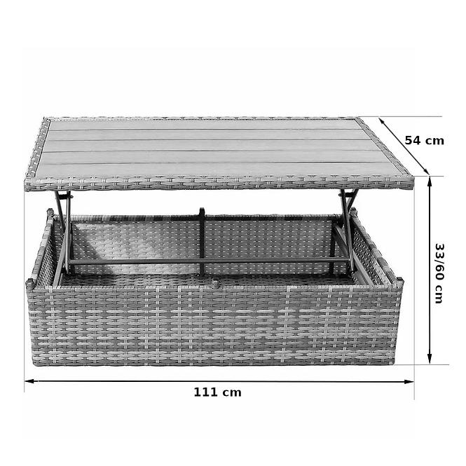 Gartenmöbel Set Malmo Technorattan 2+1+1