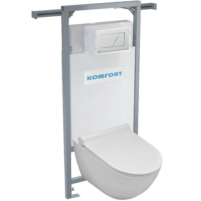 Unterputzspülkasten Set Alcadrain Komfort C202 + Betätigungsplatte + WC Hängeschüsse