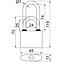 Vorhängeschlösser RV.OVAL.45.PL,2
