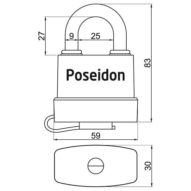 Vorhängeschlösser RV.POSEIDON.50