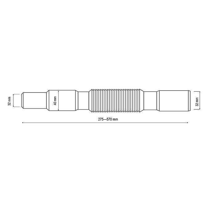 Flexi Schlauch coflex fi 32/40,32 L-275-570 23013
