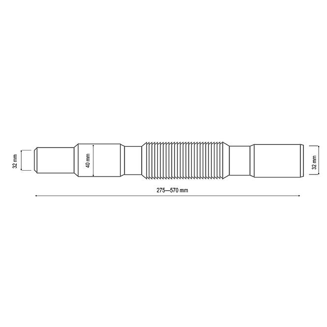 Flexi Schlauch coflex fi 32/40,32 L-275-570 23013