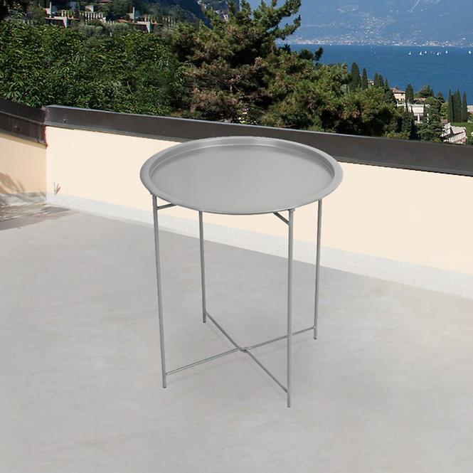 Gartentisch 46x52cm grau