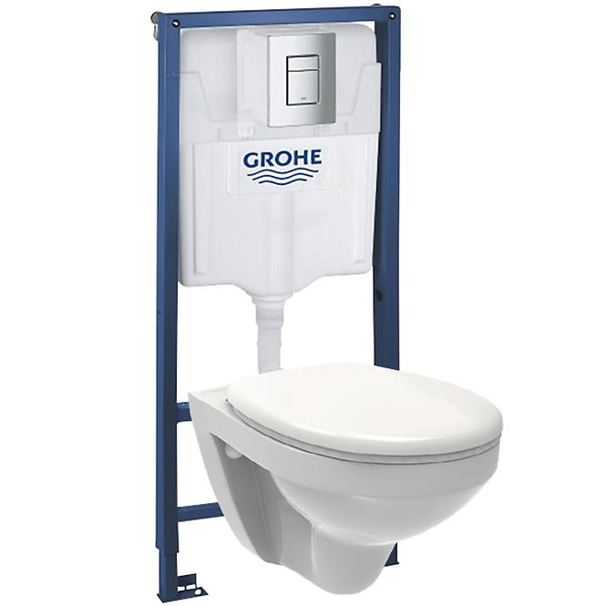 Unterputzspülkasten Set Grohe Rapid SL + Betätigungsplatte + WC Hängeschüssel