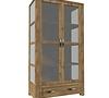 Vitrine  Nevada 100cm Eiche Lefkas Dunkel, W2D