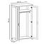 Schrank Nevada 100cm Eiche Lefkas Dunkel, S2D,2