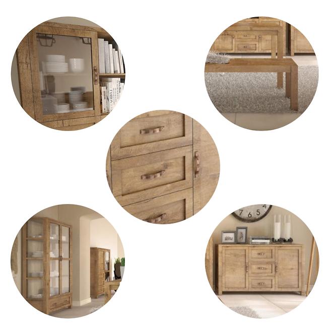 Schrank Nevada 100cm Eiche Lefkas Dunkel, S2D