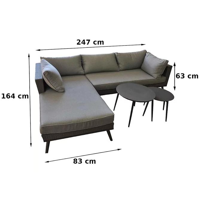 Garten ecksofa Alaska