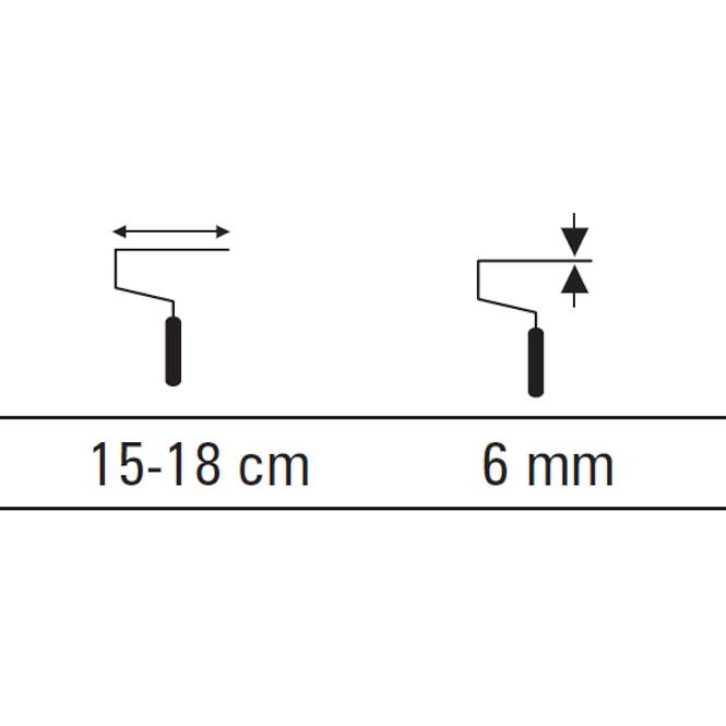 Rollengriff 15-18 cm/6mm