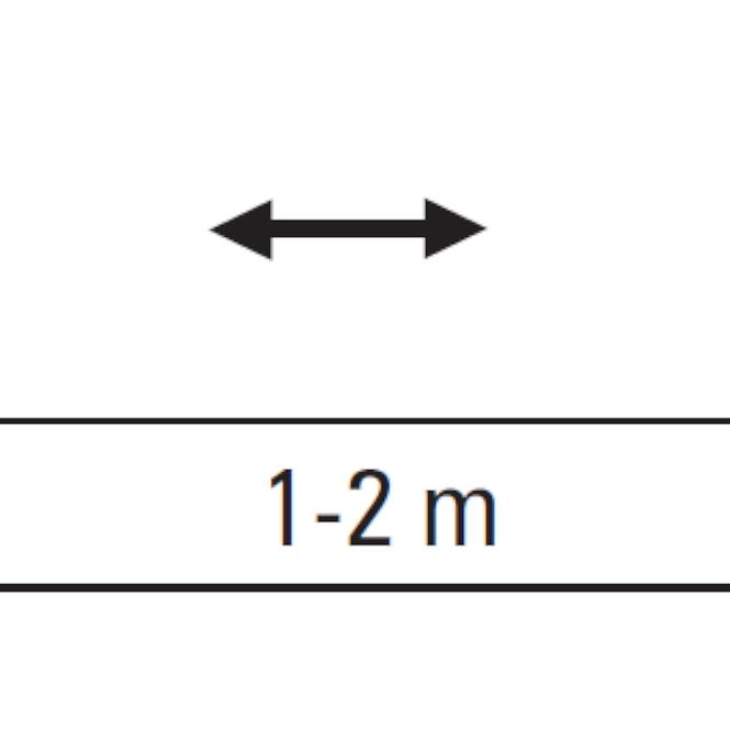 Aluminium teleskopische Stange 1-2m Motive