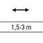 Aluminium teleskopische Stange  1,5-3M Motive,2