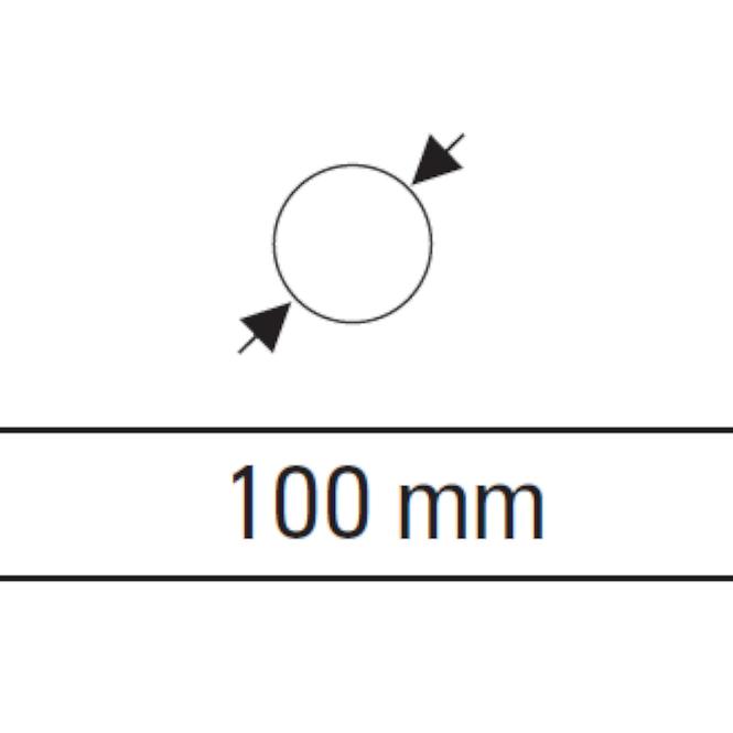 Verzinktes Rührerwerk 100mm