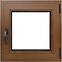 Dreh-Kipp-Fenster 60x60cm Eiche golden rechts