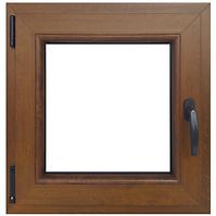 Dreh-Kipp-Fenster 60x60 Eiche golden links