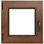 Dreh-Kipp-Fenster 60x60 Eiche golden links