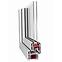 Kipp-Fenster 56,5x53,5cm Eiche golden,4