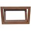 Kipp-Fenster 86,5x53,5cm weiß/Eiche golden,2