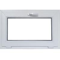 Kipp-Fenster 86,5x53,5cm weiß/Eiche golden