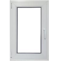 Einflügeliges Dreh-Kipp-Fenster 80x100cm weiß links