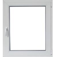 Einflügeliges Dreh-Kipp-Fenster 80x100cm weiß rechts