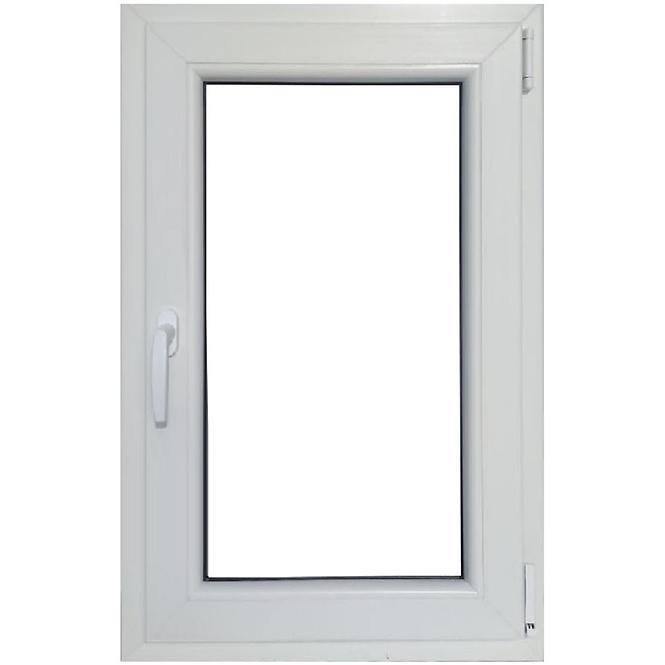 Einflügeliges Dreh-Kipp-Fenster 80x100cm weiß rechts