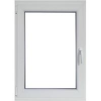 Einflügeliges Dreh-Kipp-Fenster 86,5x113,5cm weiß links