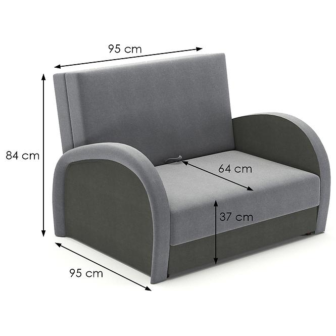 Sofa Kaja I Blanca 2314+Blanca 2315