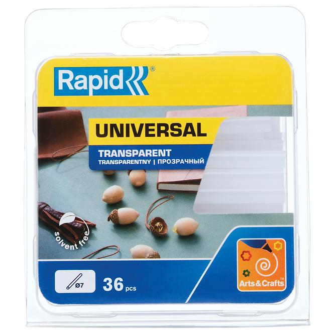 Klebesticks 7 x 90 mm universal transparent 36 Stück Rapid Blister