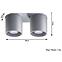 Lampe Orlando 2 Grau A-055,5