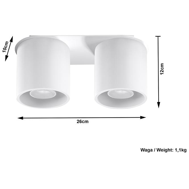Lampe Orlando 2 weiß A-056,5