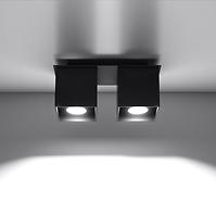 Lampe Dallas 2 schwarz A-063