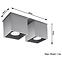 Lampe Dallas 2 grau A-064,5