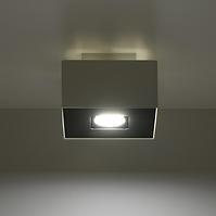 Lampe Atlanta 1 weiß A-066