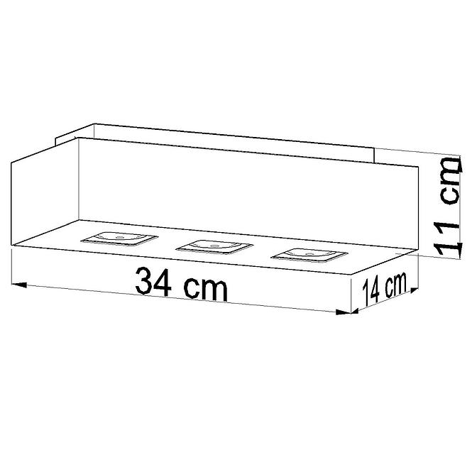 Lampe Atlanta 3 weiß A-068,5