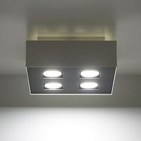 Lampe Atlanta 4 weiß A-069