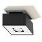 Lampe Atlanta 1 schwarz A-070,3
