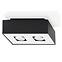 Lampe Atlanta 2 schwarz A-071,4
