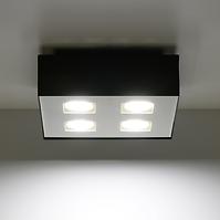 Lampe Atlanta 4 schwarz A-073